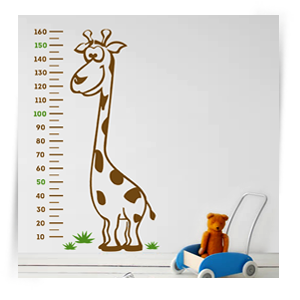 Наклейка ростомер жираф