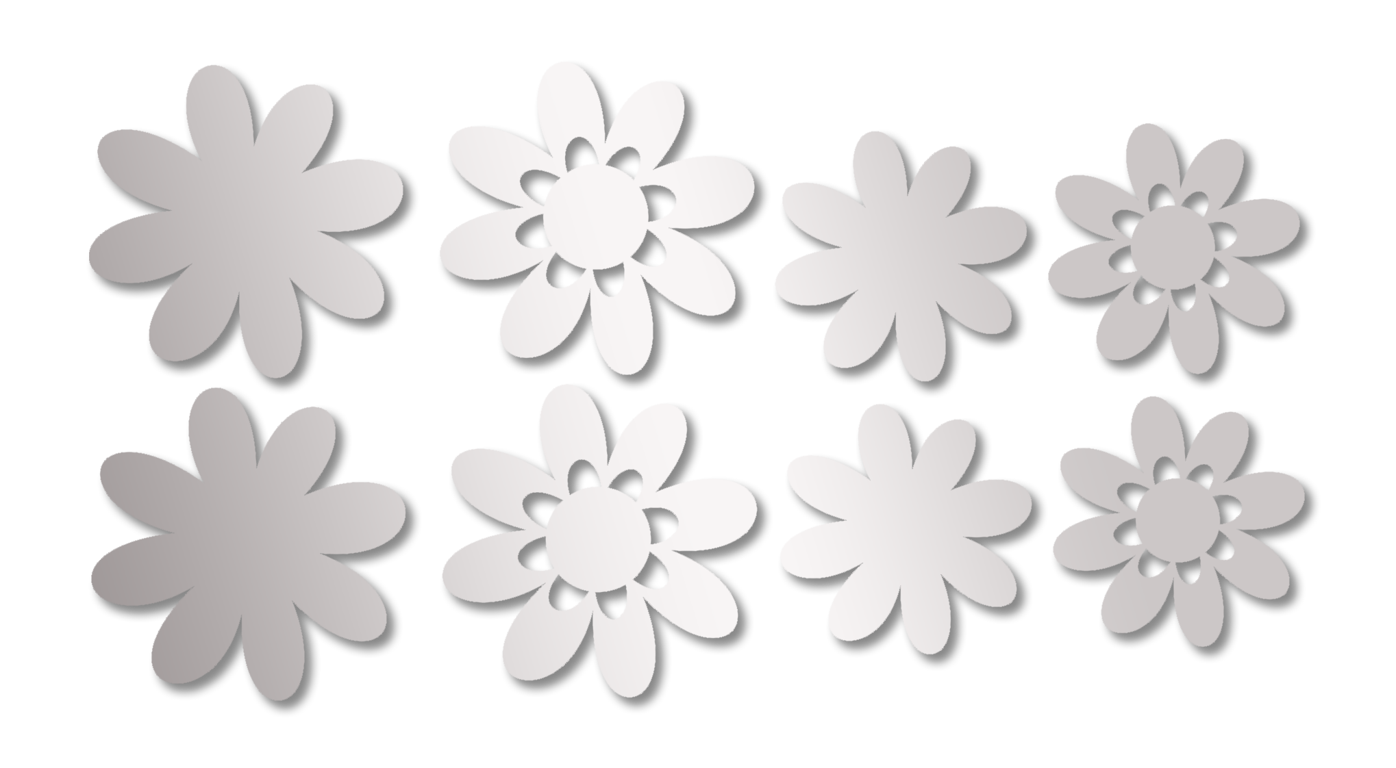Цветы из различных материалов в интерьере
